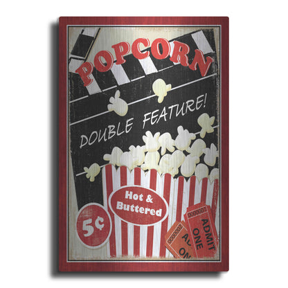 Luxe Metal Art 'At the Movies I' by Veronique Charron, Metal Wall Art