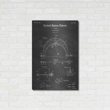 Luxe Metal Art 'Dial Snap Vintage Patent Blueprint' by Epic Portfolio, Metal Wall Art,24x36