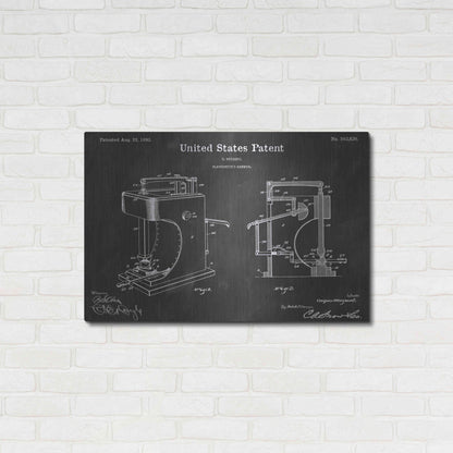 Luxe Metal Art 'Hammer Vintage Patent Blueprint' by Epic Portfolio, Metal Wall Art,36x24