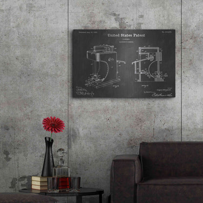 Luxe Metal Art 'Hammer Vintage Patent Blueprint' by Epic Portfolio, Metal Wall Art,36x24