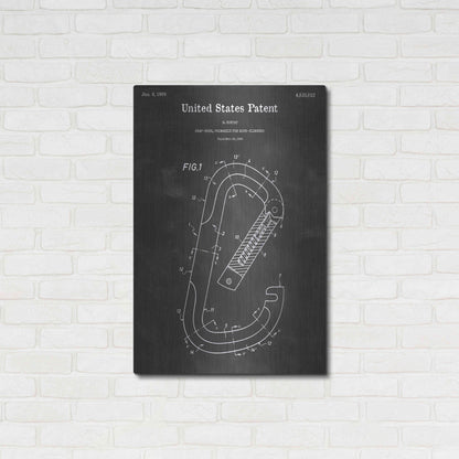 Luxe Metal Art 'Hook Vintage Patent Blueprint' by Epic Portfolio, Metal Wall Art,24x36