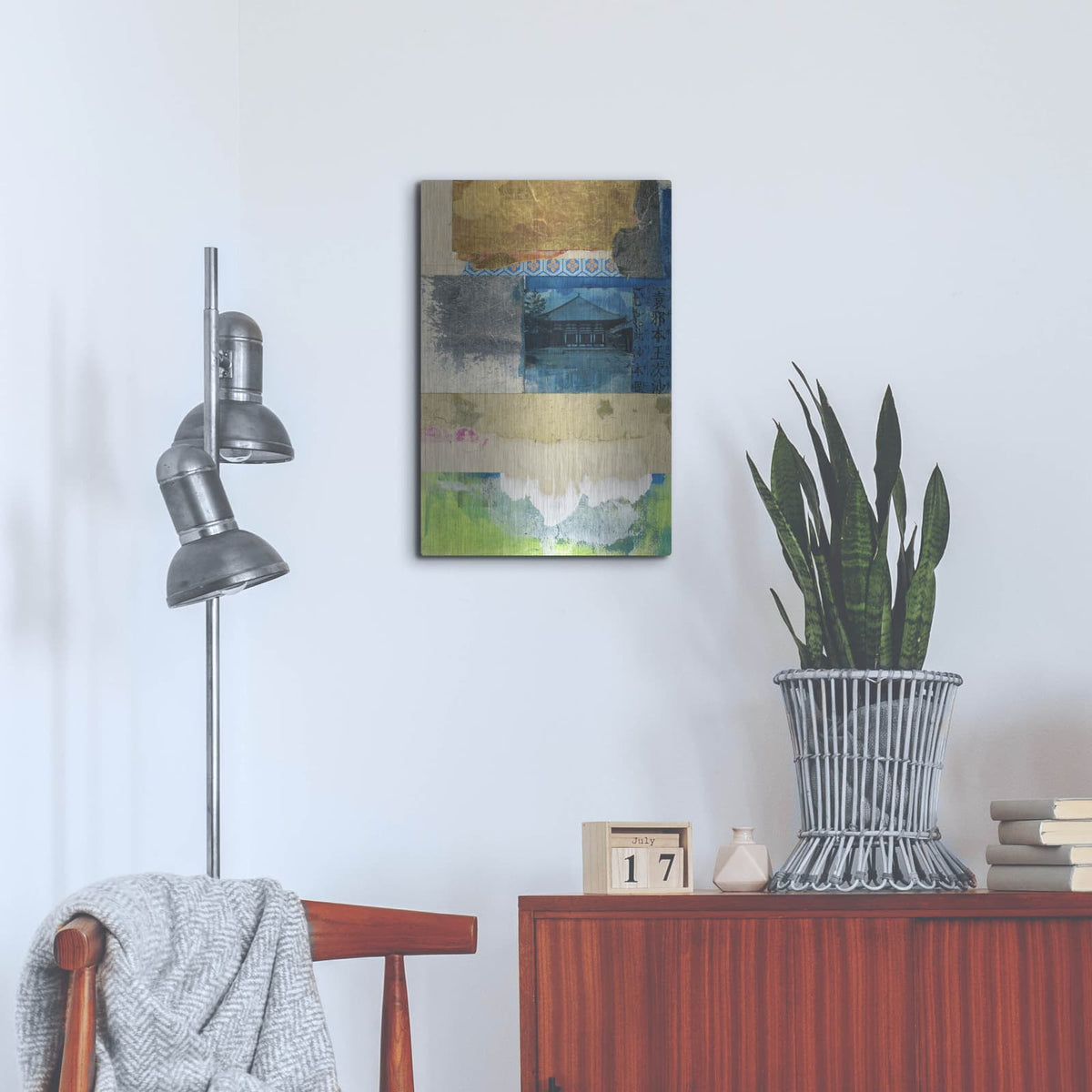 'Doko' by Elena Ray – Metal Wall Art, 16x24 room view