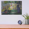 'A Sunday on La Grande Jatte' by Georges Seurat – Metal Wall Art, 16x12 room view
