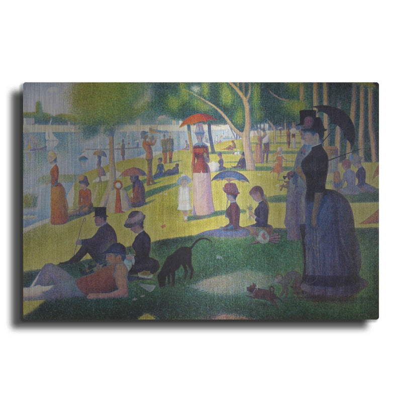 'A Sunday on La Grande Jatte' by Georges Seurat – Metal Wall Art