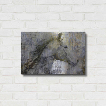 Luxe Metal Art 'Vintage Horse,' Metal Wall Art,24x16
