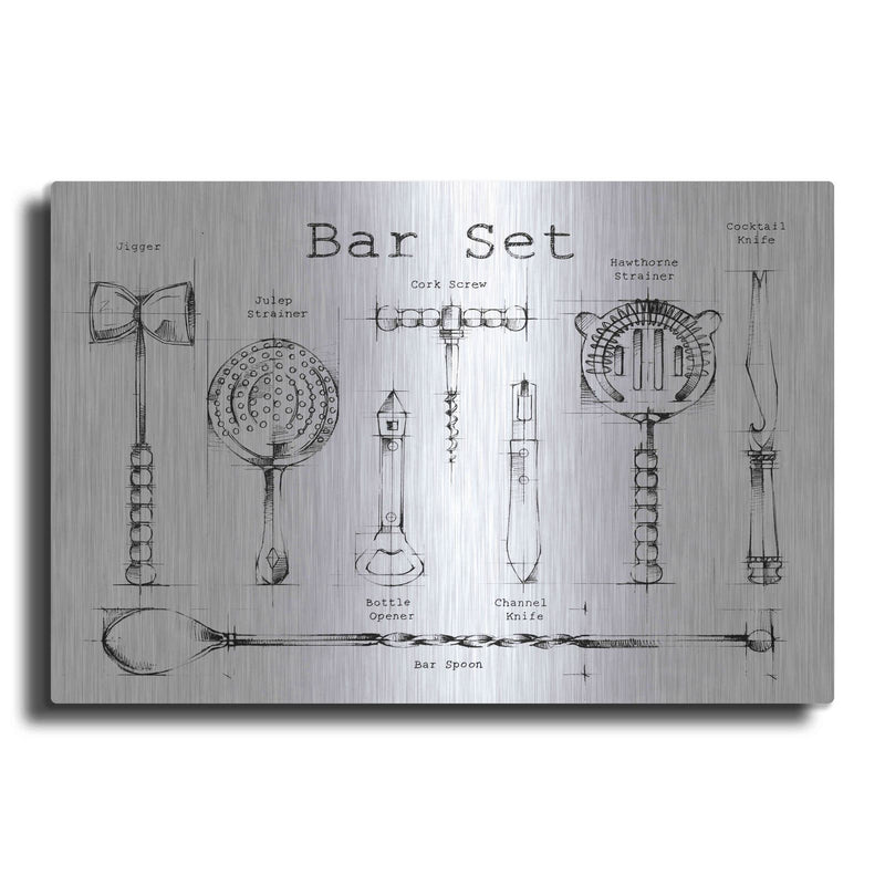 'Bar Set' by Ethan Harper – Metal Wall Art