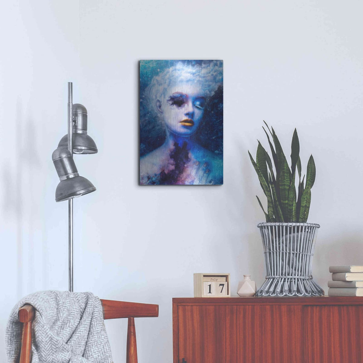 'Alexitimic Winter' by Mario Sanchez Nevado – Metal Wall Art, 16x24 room view