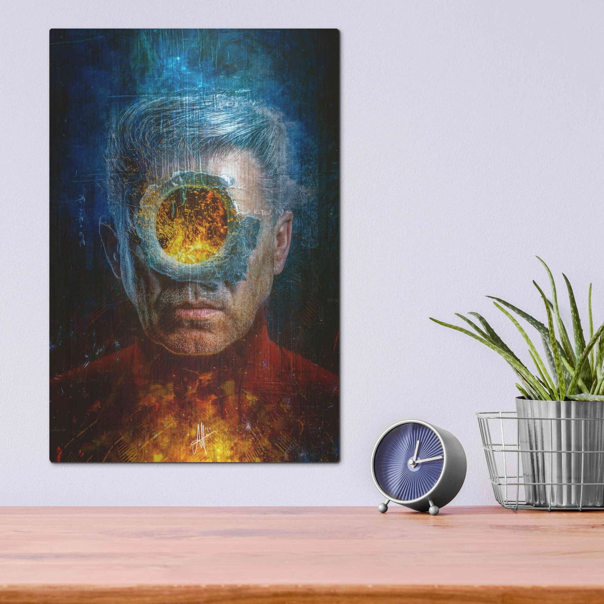 'Premonition' by Mario Sanchez Nevado – Metal Wall Art, 12x16 room view