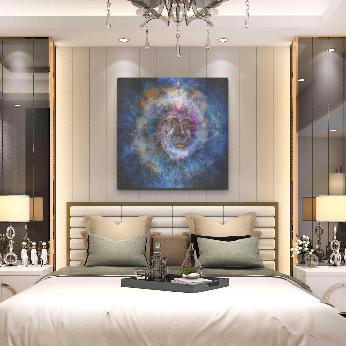 Luxe Metal Art 'States Of The Matter - Liquify' by Mario Sanchez Nevado Metal Wall Art,36x36