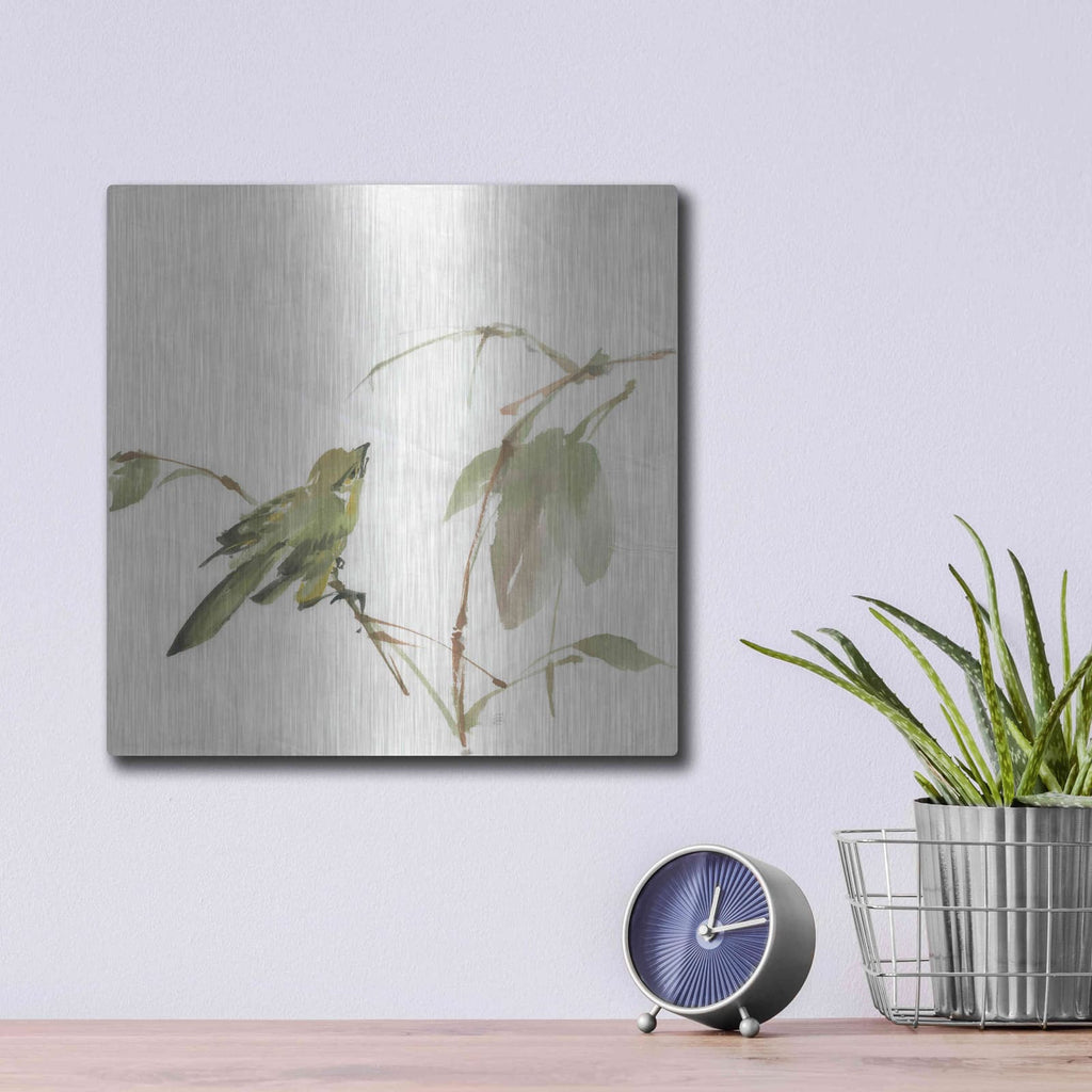 'Sisken' by Chris Paschke – Metal Wall Art, 12x12 room view