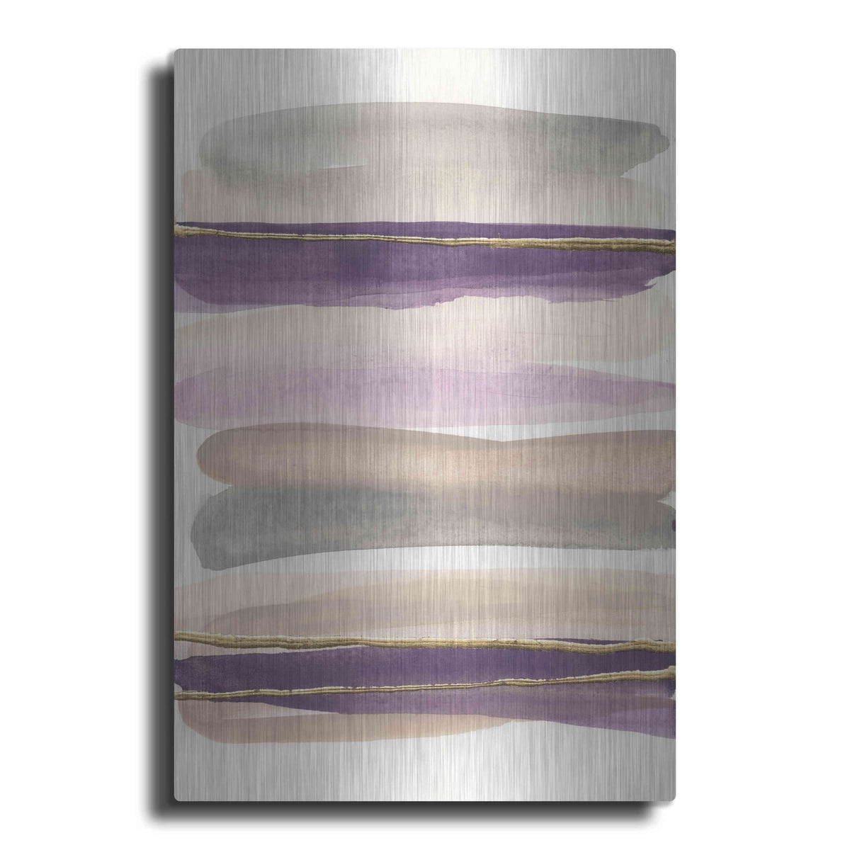 'Gilded Amethyst I' by Chris Paschke – Metal Wall Art