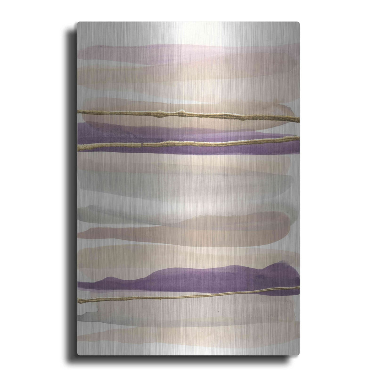 'Gilded Amethyst II' by Chris Paschke – Metal Wall Art