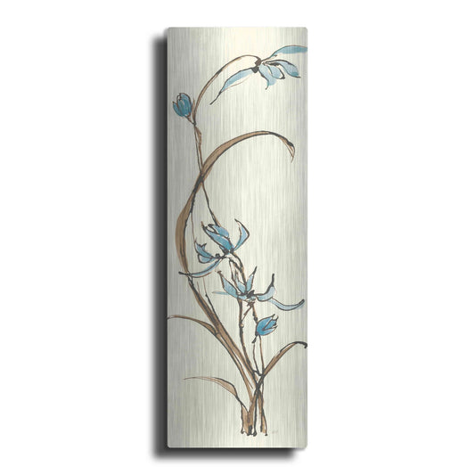 Luxe Metal Art 'Spring Orchids II' by Chris Paschke, Metal Wall Art,3:1 P