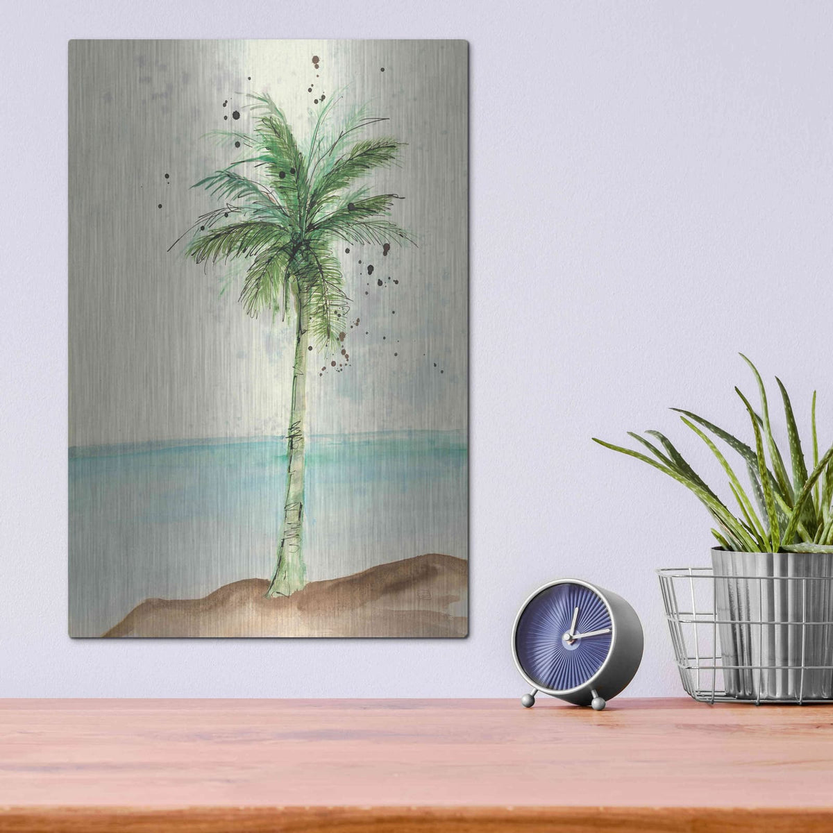 'African Oil Palm I' by Chris Paschke – Metal Wall Art, 12x16 room view