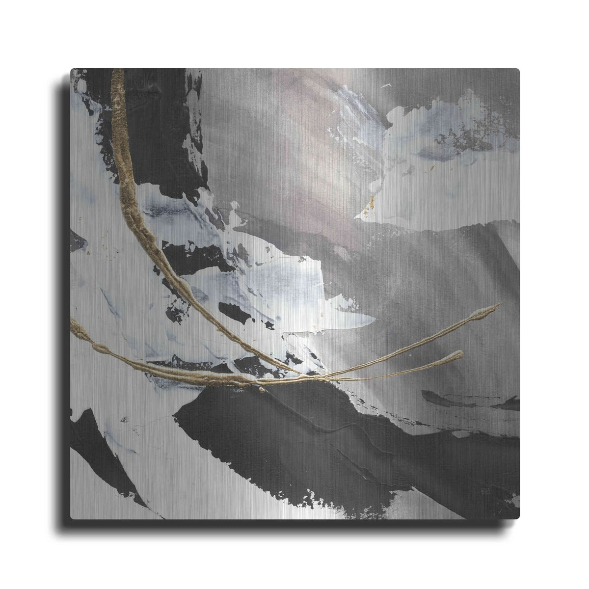 'Gilded Arcs I' by Chris Paschke – Metal Wall Art