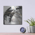 'Gilded Arcs II' by Chris Paschke – Metal Wall Art, 12x12 room view