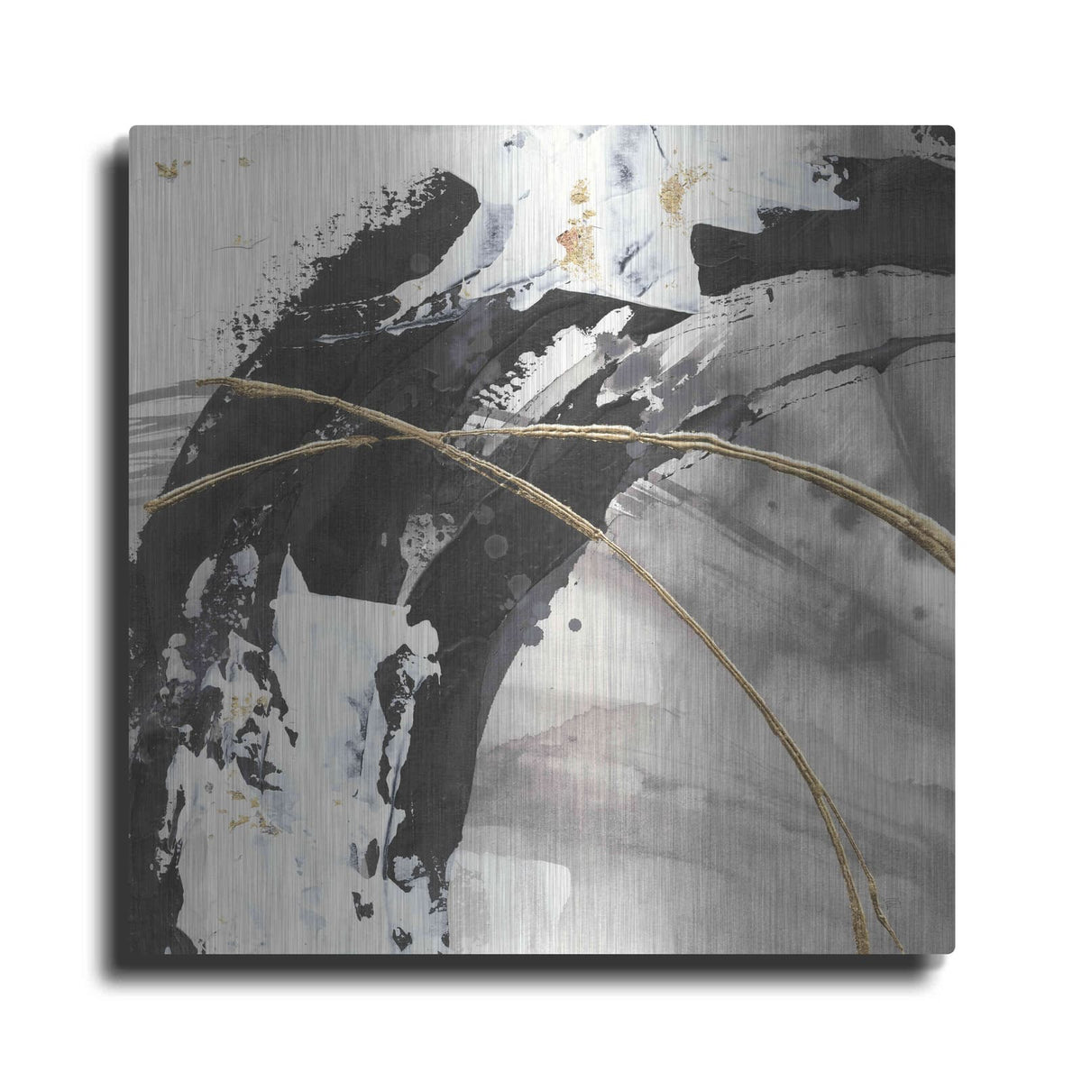 'Gilded Arcs II' by Chris Paschke – Metal Wall Art