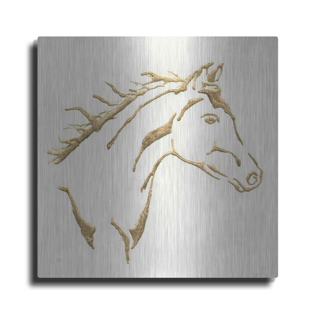 'Gilded Filly' by Chris Paschke – Metal Wall Art