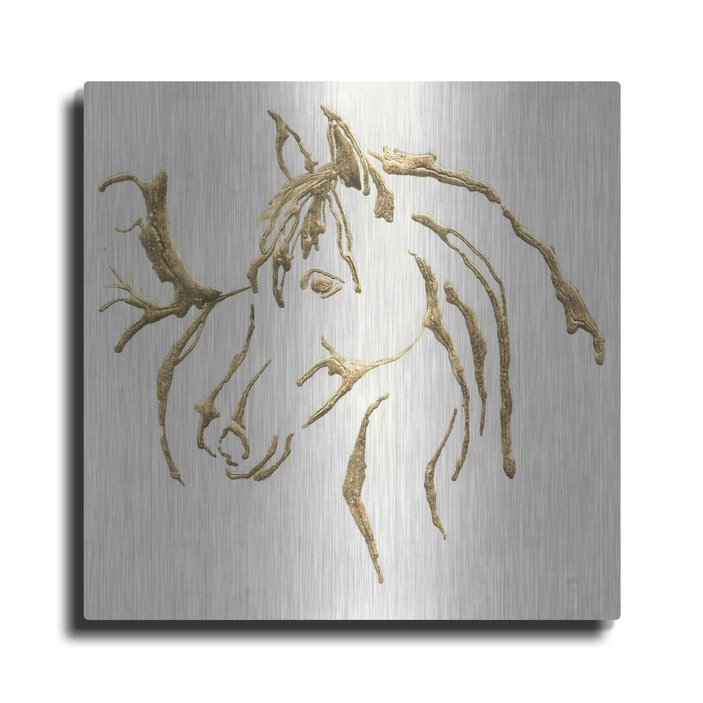 'Gilded Mare' by Chris Paschke – Metal Wall Art