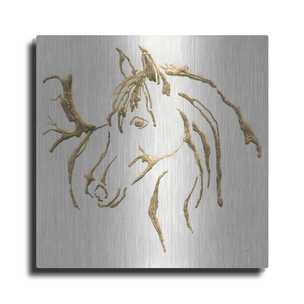 'Gilded Mare' by Chris Paschke – Metal Wall Art