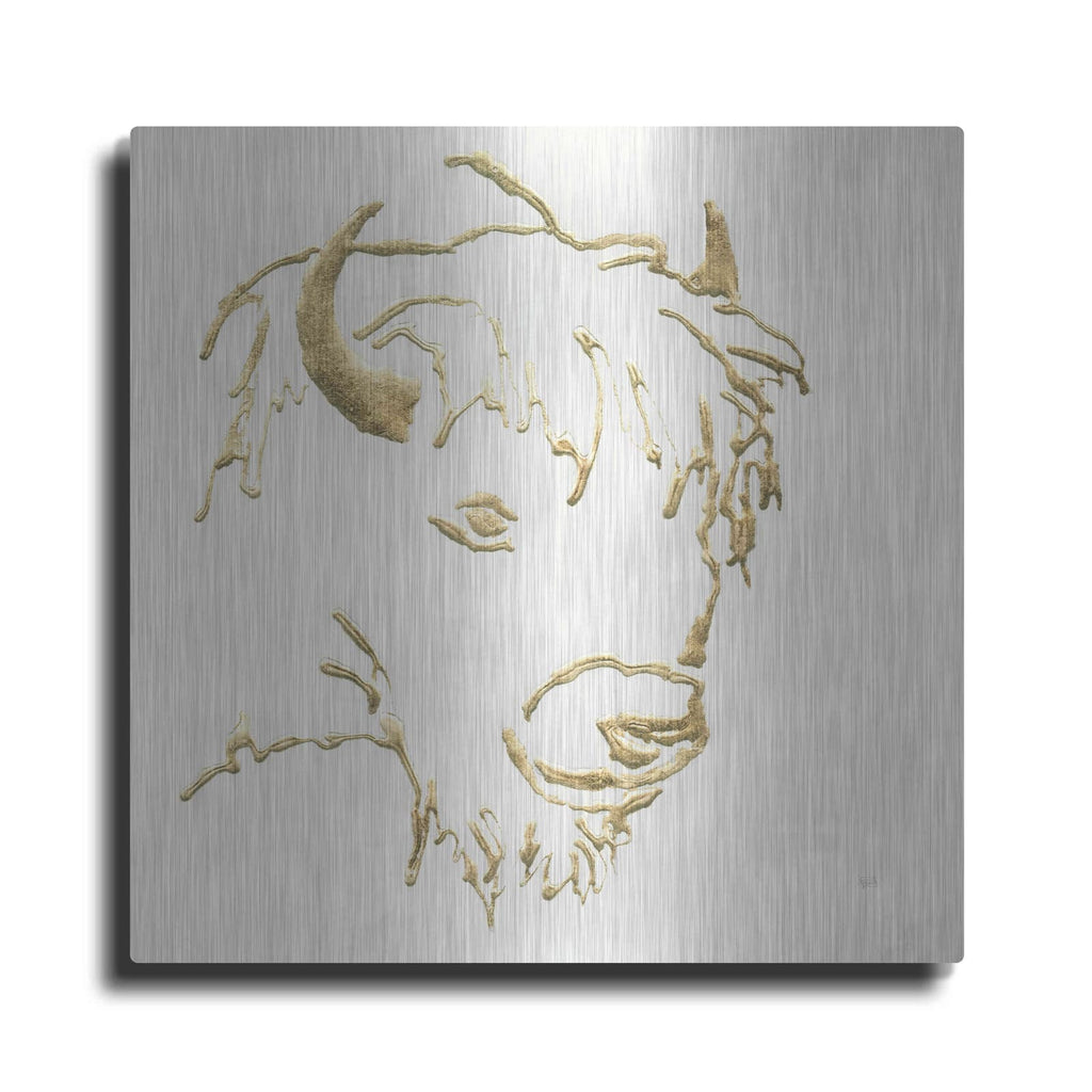 'Gilded Buffalo' by Chris Paschke – Metal Wall Art