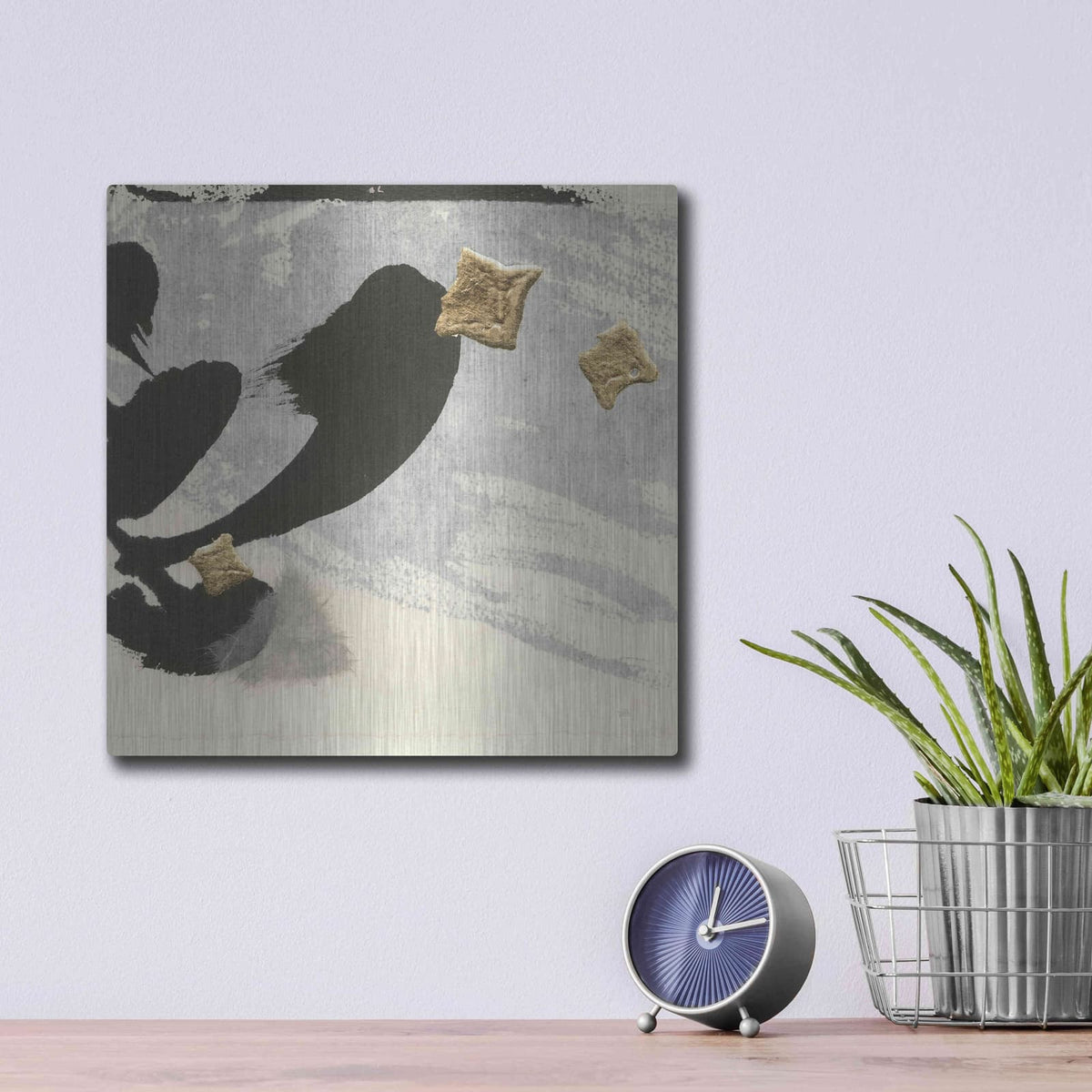 'Collage II' by Chris Paschke – Metal Wall Art, 12x12 room view