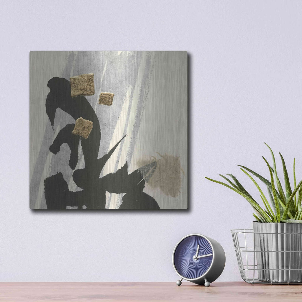 'Collage IX' by Chris Paschke – Metal Wall Art, 12x12 room view