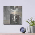'Dancing Squares I' by Chris Paschke – Metal Wall Art, 12x12 room view