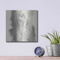 'Pale Taupe I' by Chris Paschke – Metal Wall Art, 12x12 room view