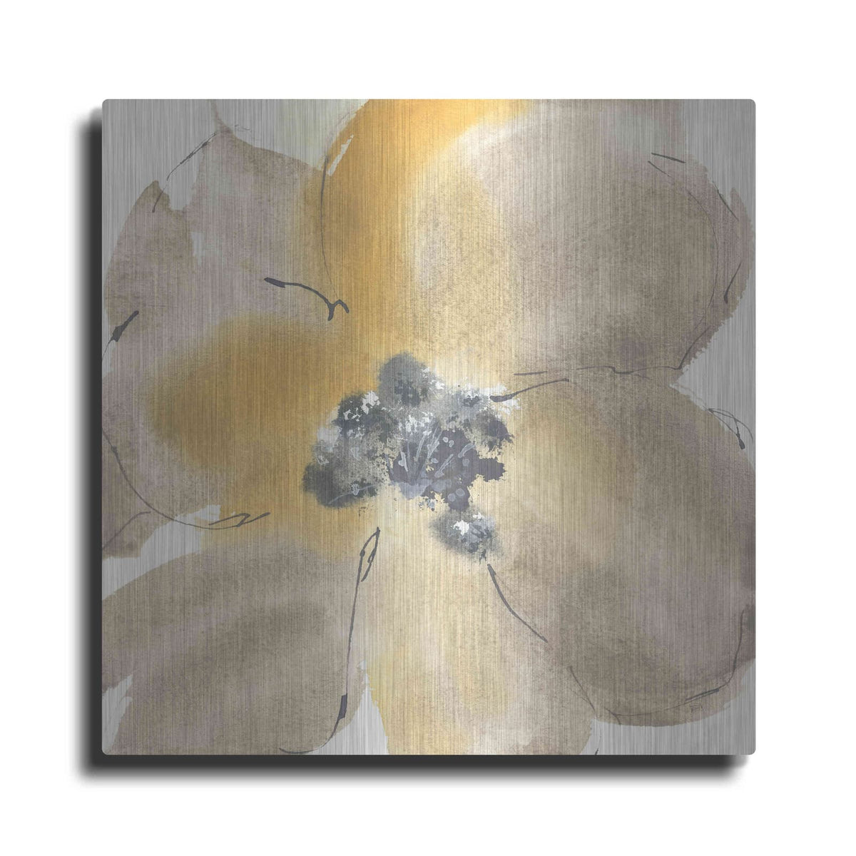 'Flower Tones I' by Chris Paschke – Metal Wall Art