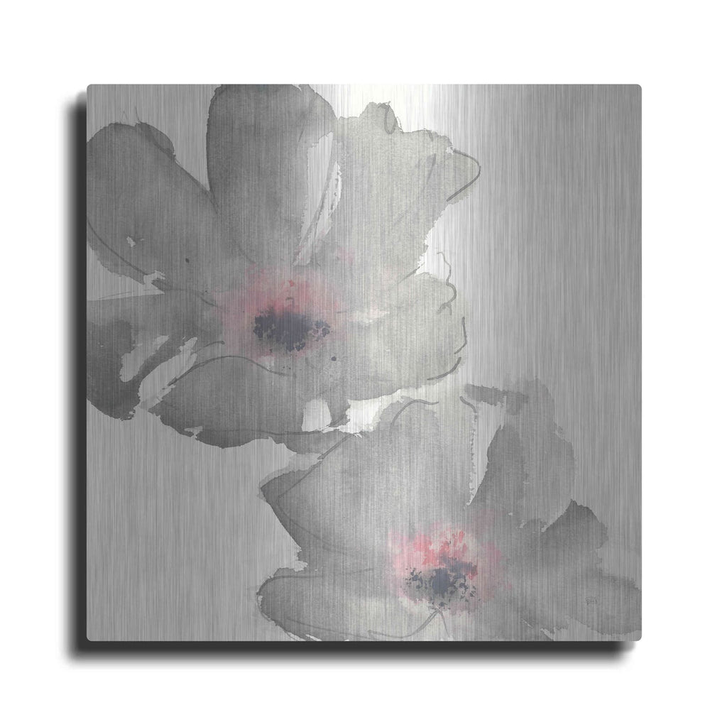 'Gray Blush Cosmos I' by Chris Paschke – Metal Wall Art
