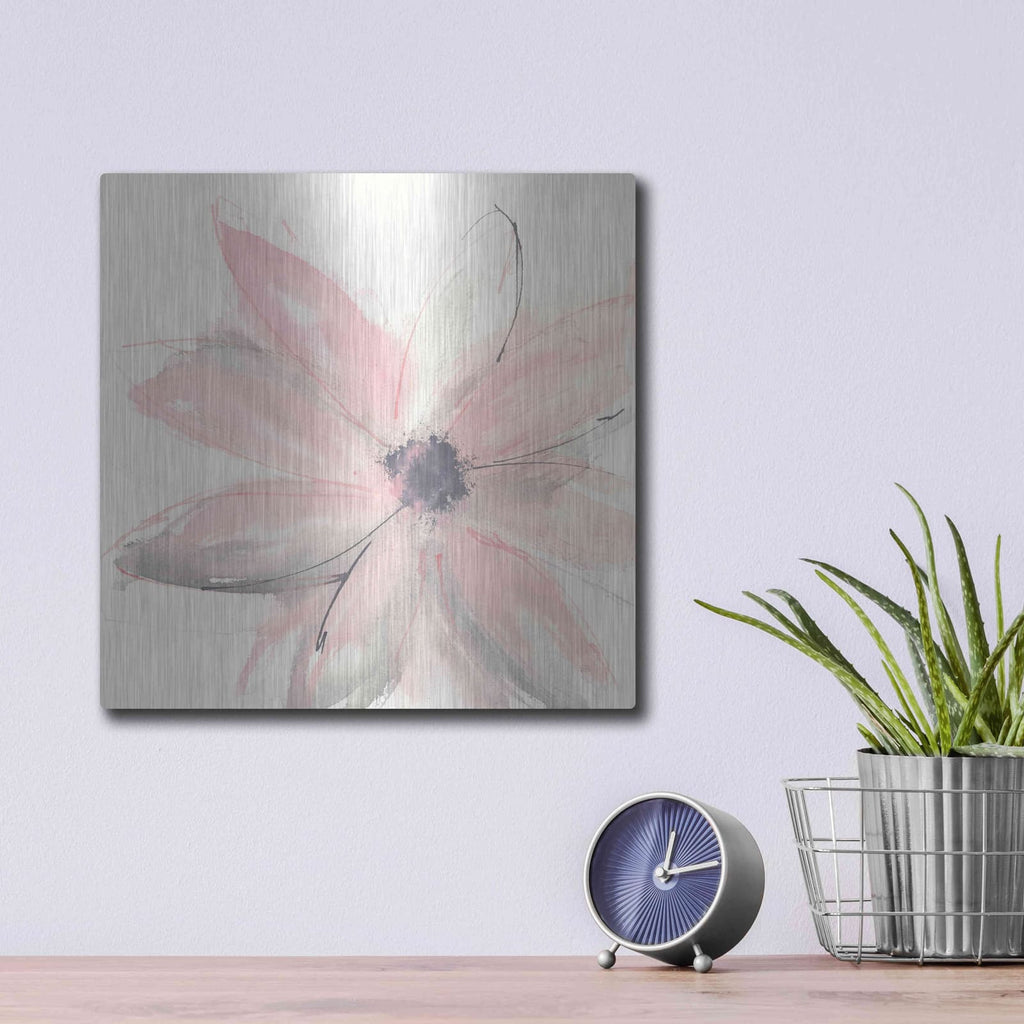 'Blush Clematis I' by Chris Paschke – Metal Wall Art, 12x12 room view