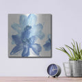 'Cobalt Clematis I' by Chris Paschke – Metal Wall Art, 12x12 room view