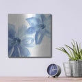 'Cobalt Clematis II' by Chris Paschke – Metal Wall Art, 12x12 room view