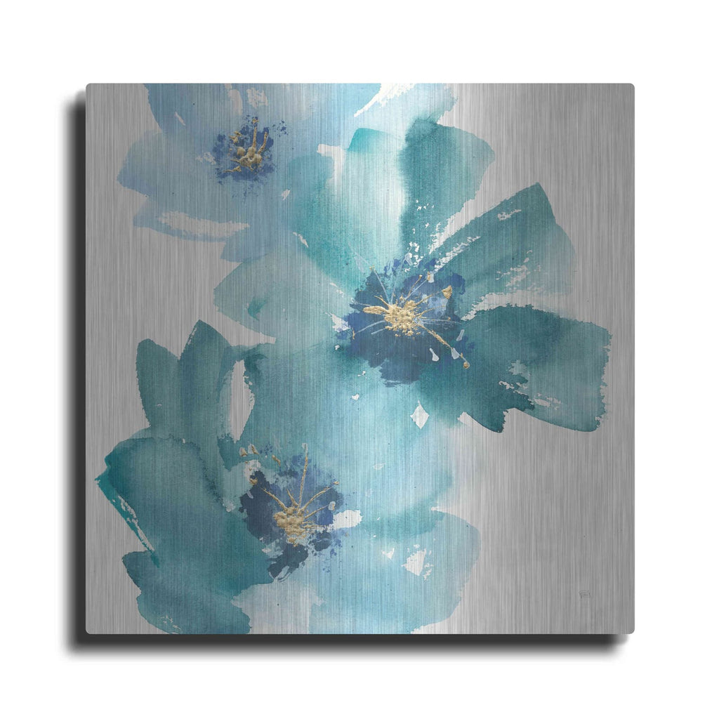 'Teal Cosmos IV' by Chris Paschke – Metal Wall Art
