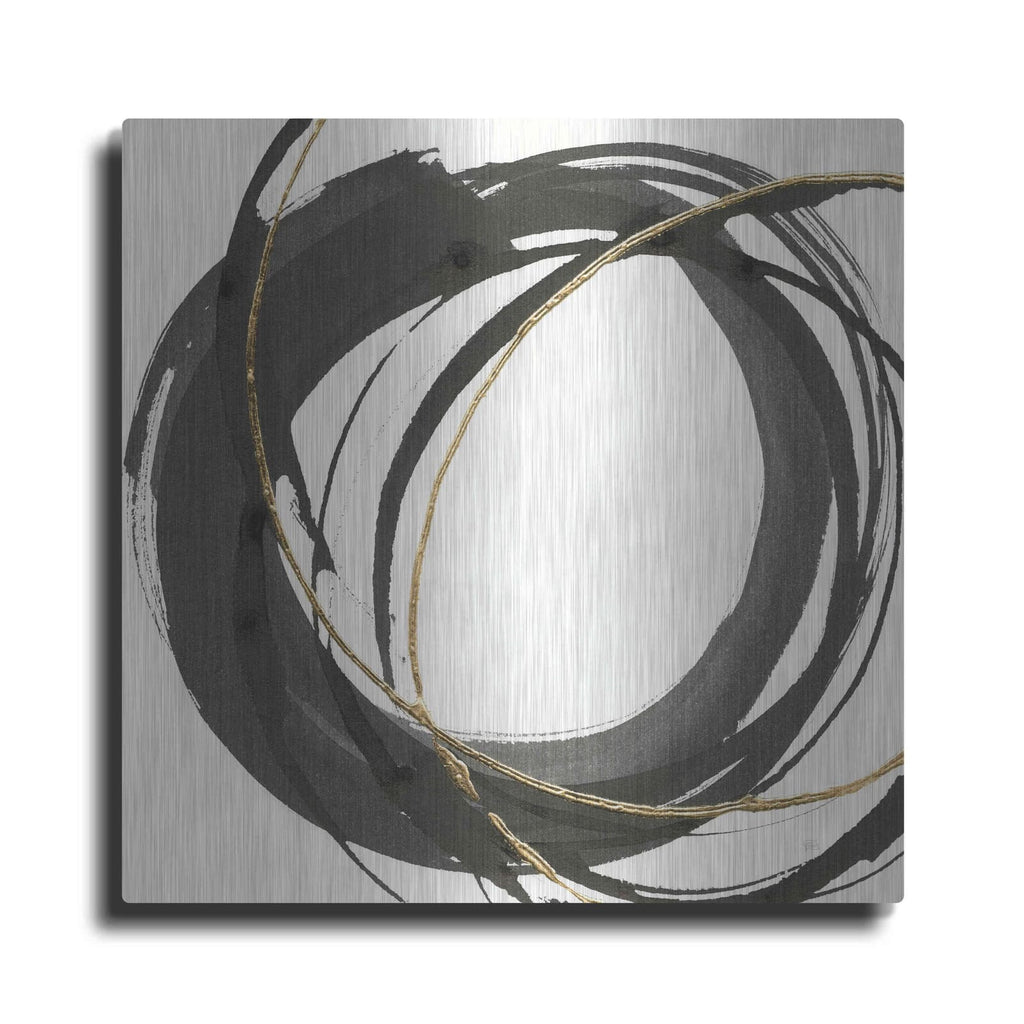'Gilded Enso I' by Chris Paschke – Metal Wall Art