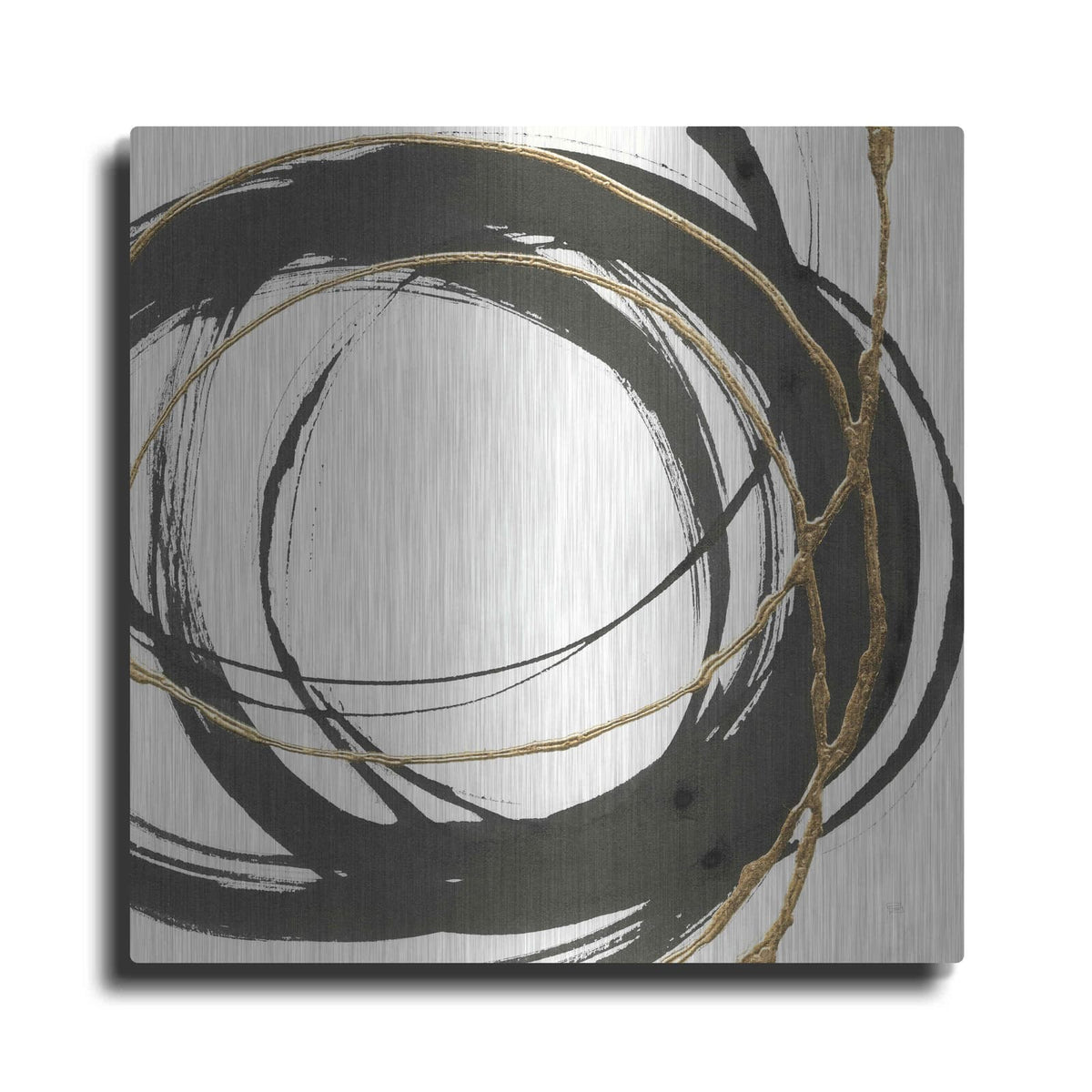 'Gilded Enso II' by Chris Paschke – Metal Wall Art
