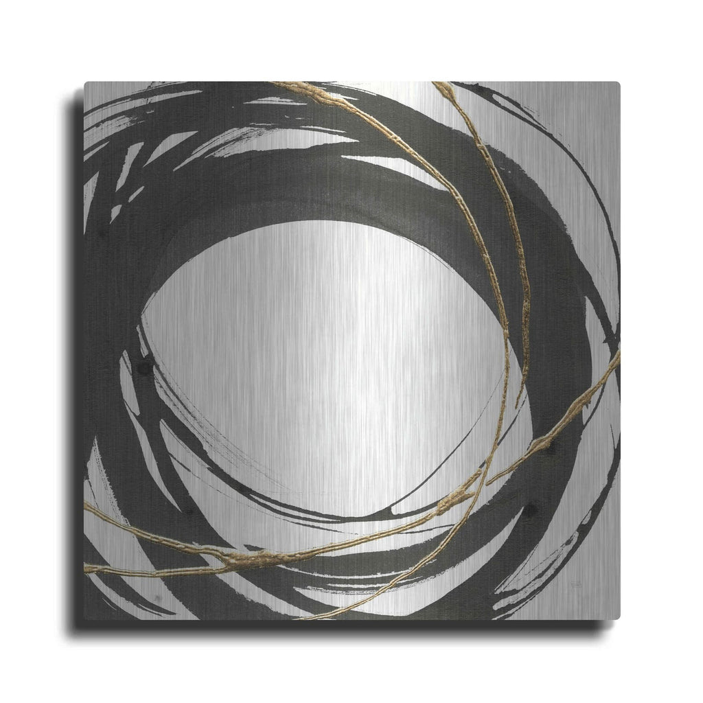 'Gilded Enso III' by Chris Paschke – Metal Wall Art