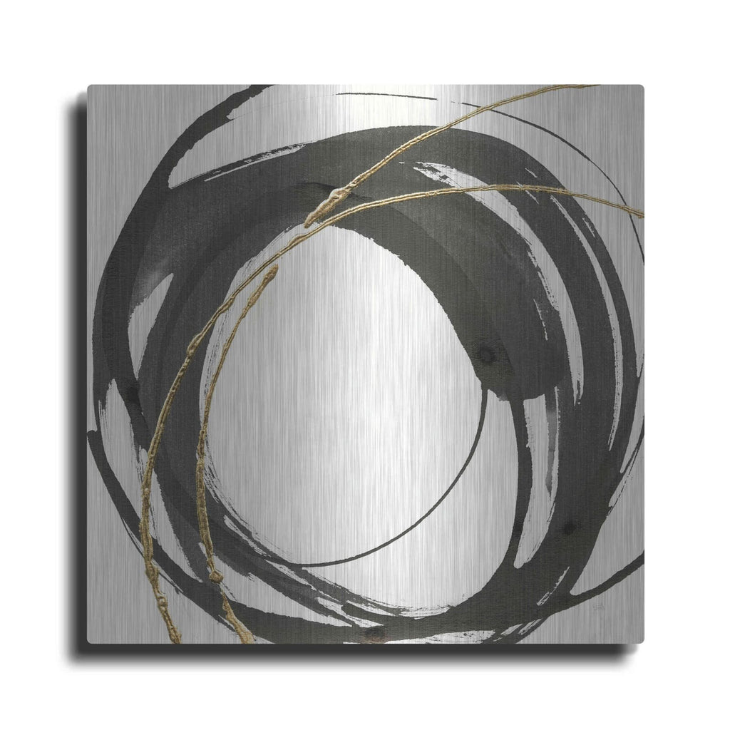 'Gilded Enso IV' by Chris Paschke – Metal Wall Art