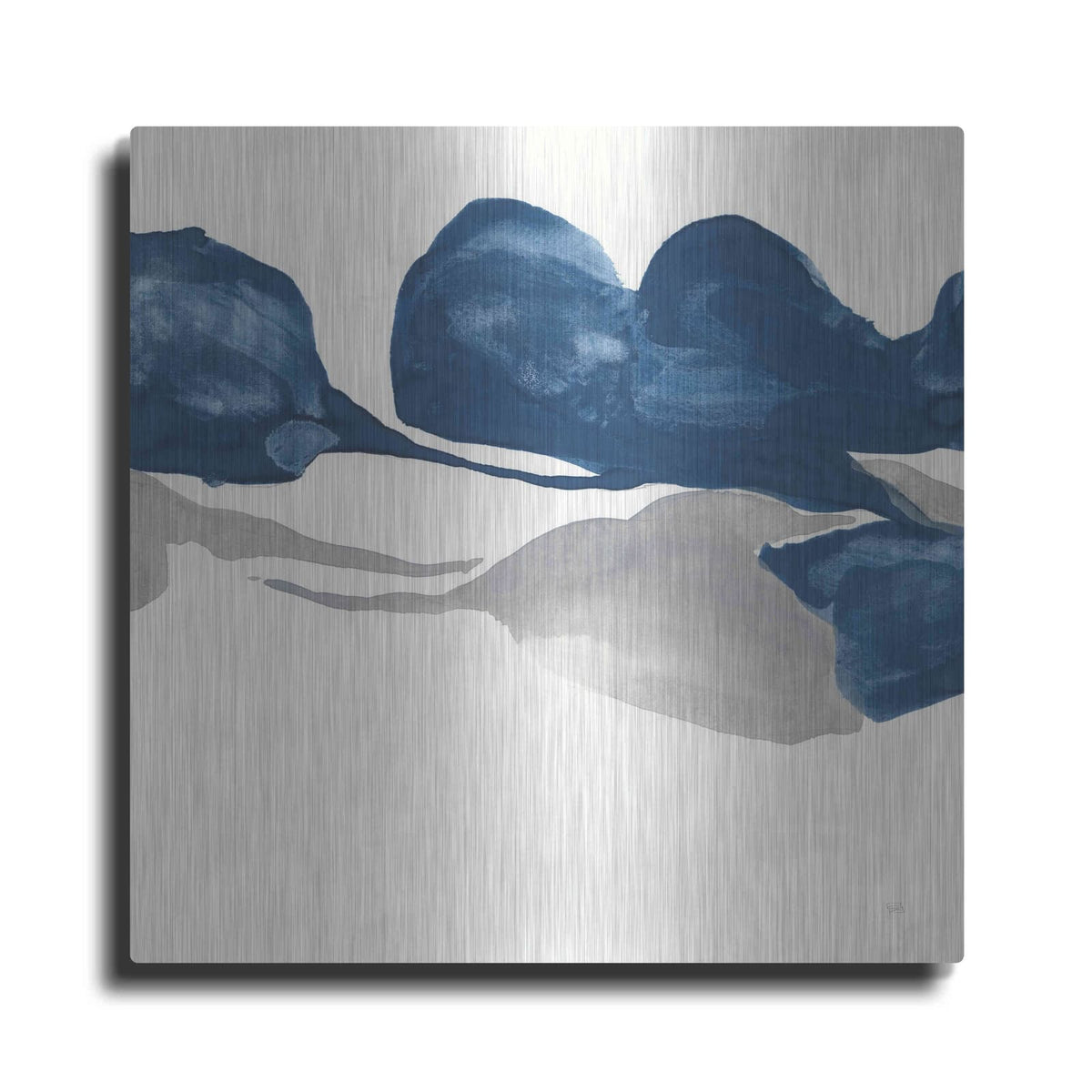'Sapphire And Gray II' by Chris Paschke – Metal Wall Art