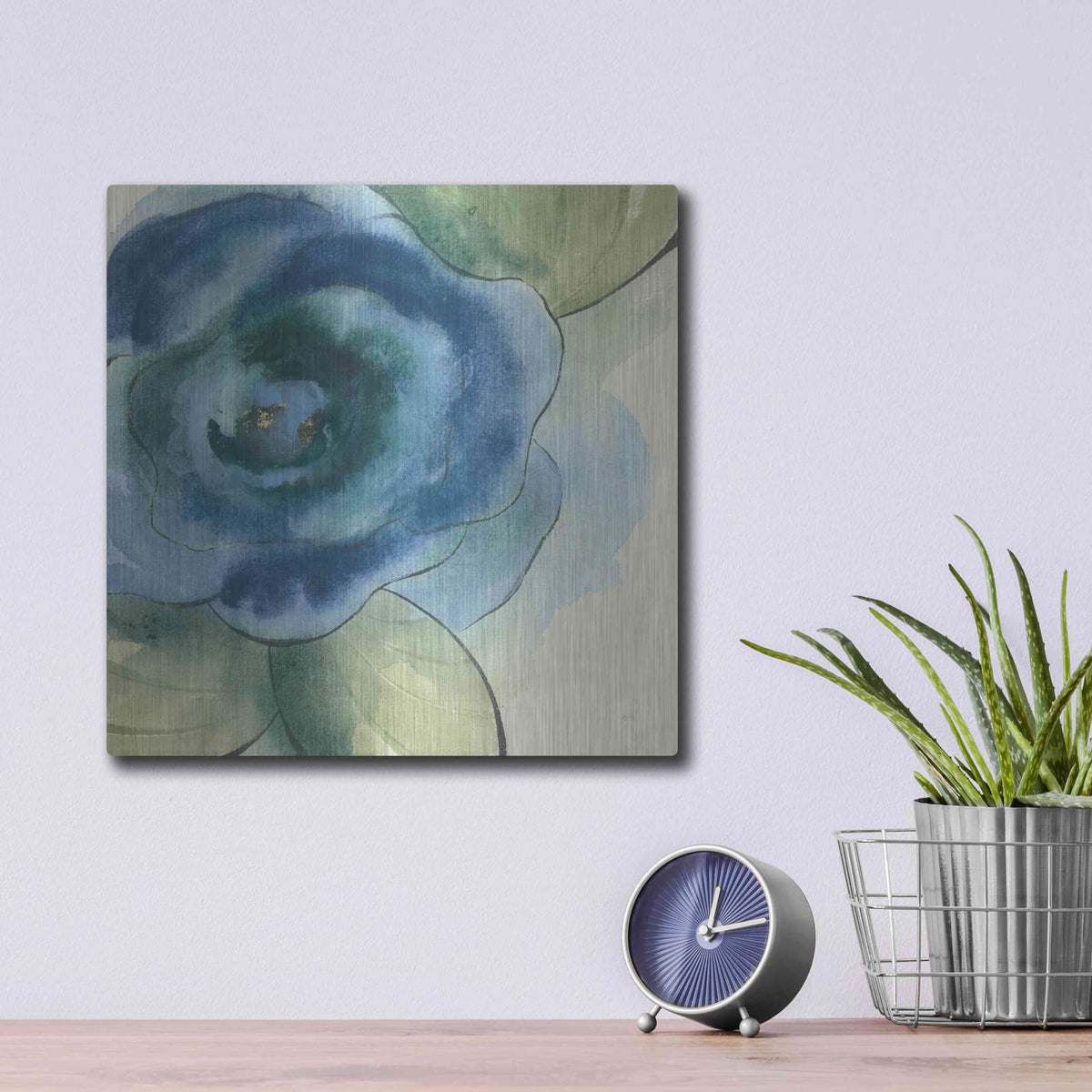 'Wannabe Poppies III' by Chris Paschke – Metal Wall Art, 12x12 room view
