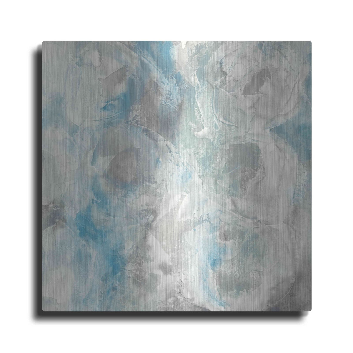 'Pale Blue Circles I' by Chris Paschke – Metal Wall Art