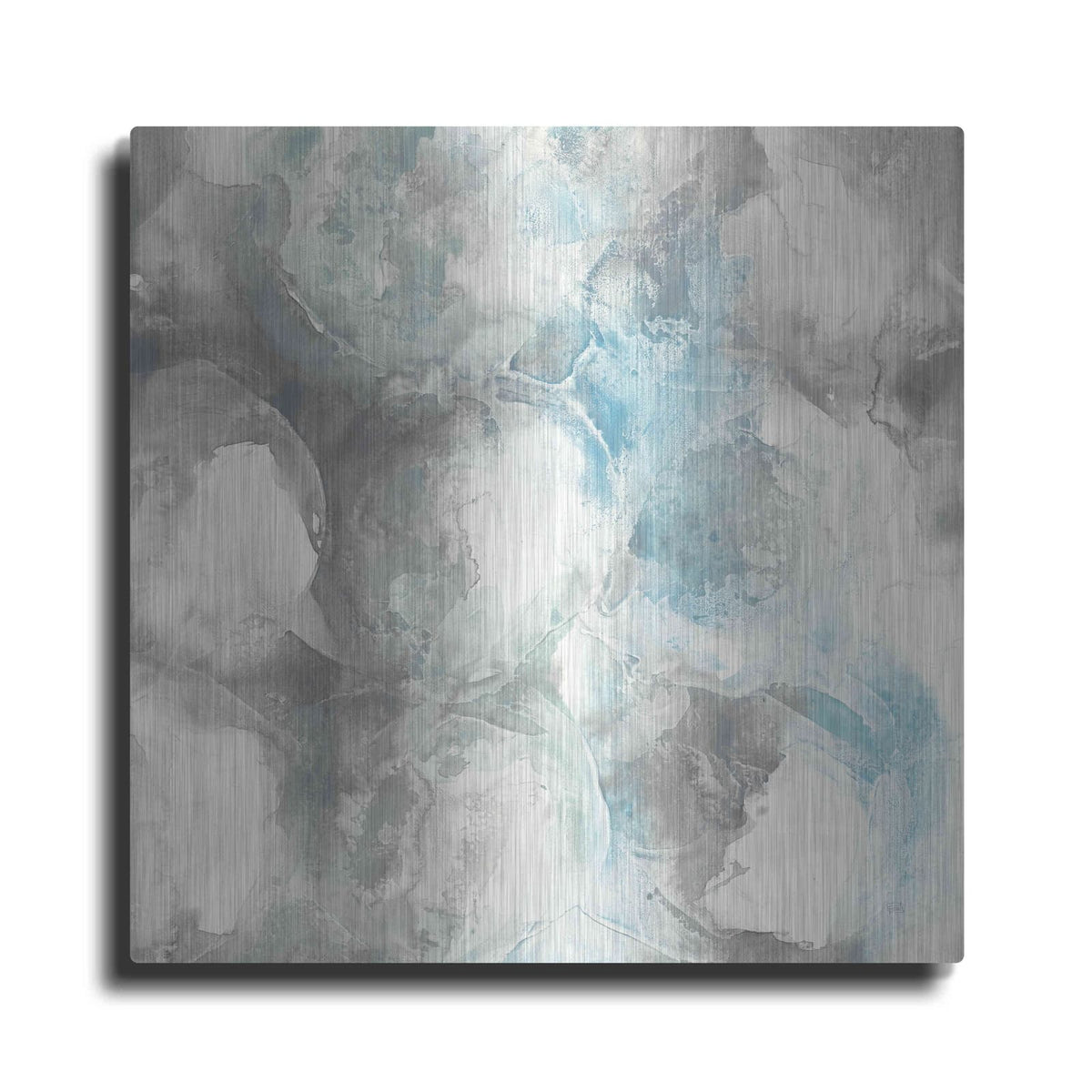 'Pale Blue Circles II' by Chris Paschke – Metal Wall Art