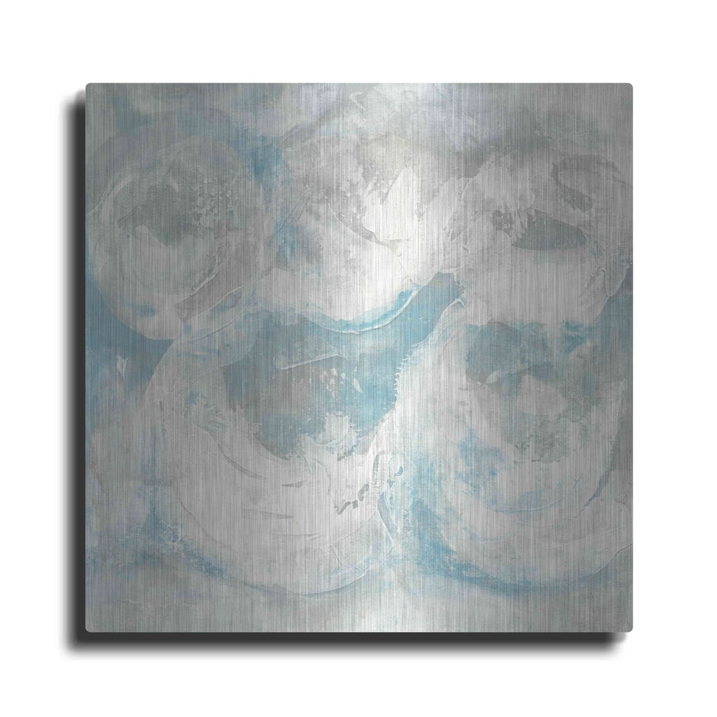 'Pale Blue Circles IV' by Chris Paschke – Metal Wall Art