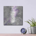 'Amethyst Circles I' by Chris Paschke – Metal Wall Art, 12x12 room view