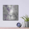 'Amethyst Circles II' by Chris Paschke – Metal Wall Art, 12x12 room view