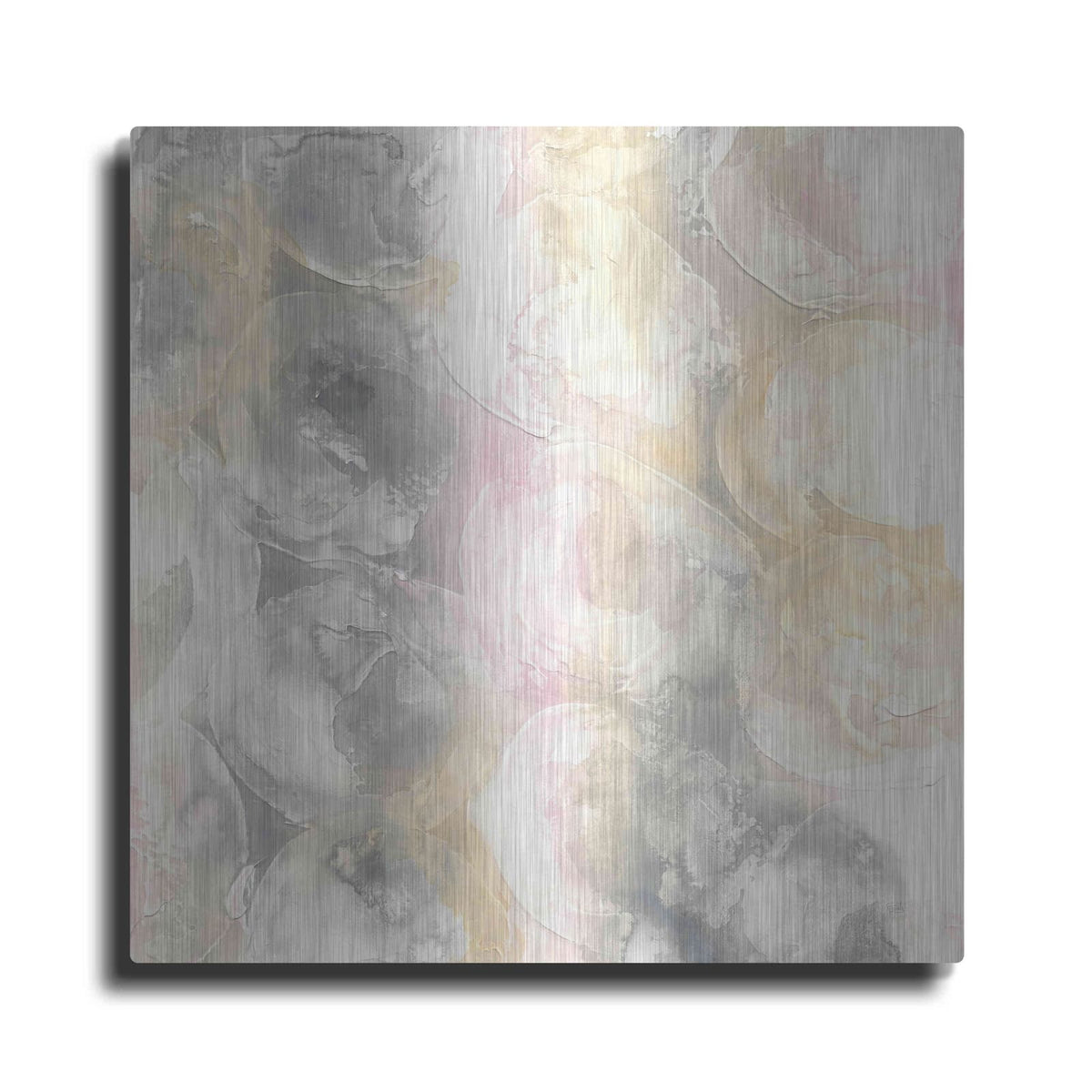 'Blush Circles II' by Chris Paschke – Metal Wall Art