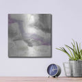 'Shades Of Amethyst I' by Chris Paschke – Metal Wall Art, 12x12 room view
