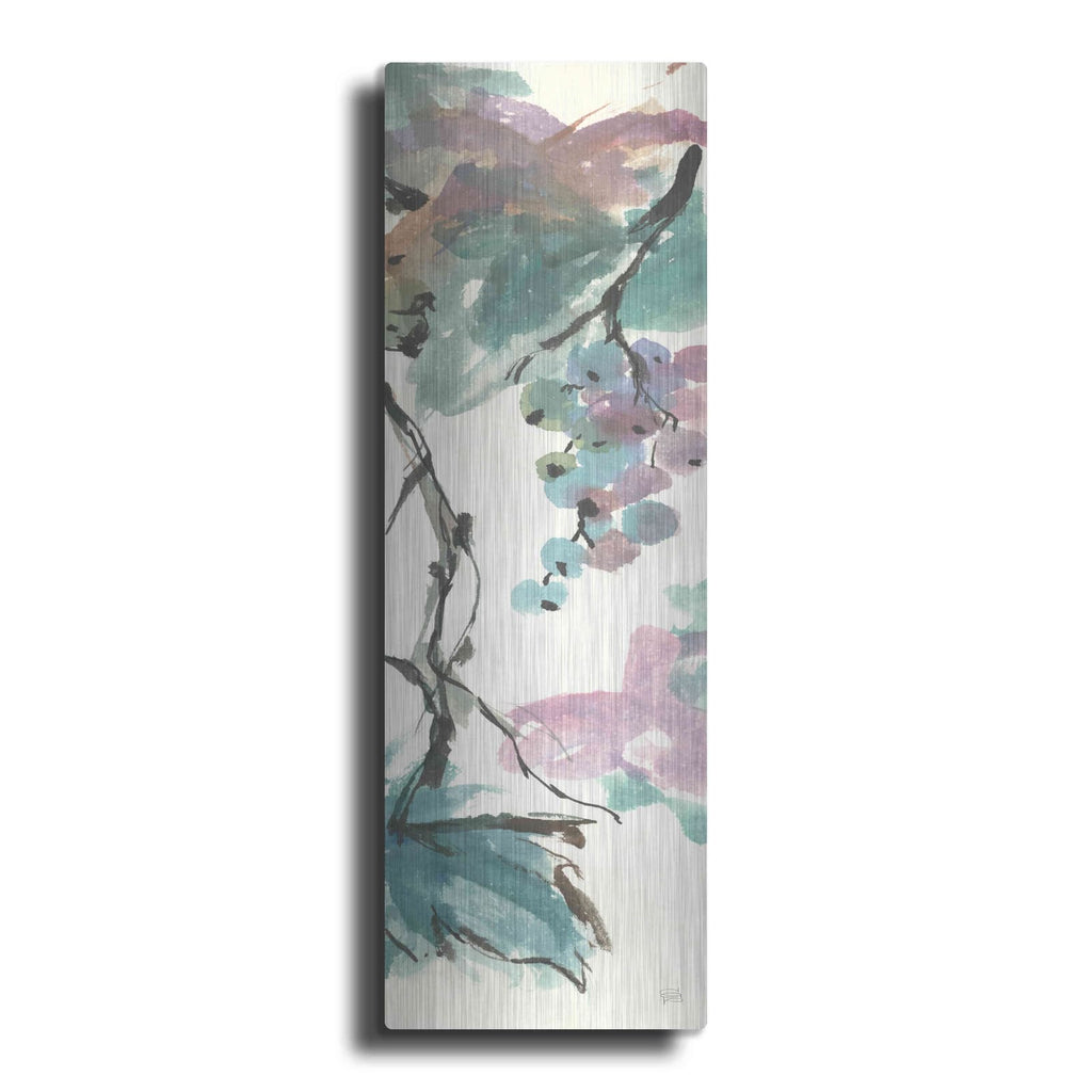 'Pastel Grape Panel II' by Chris Paschke – Metal Wall Art