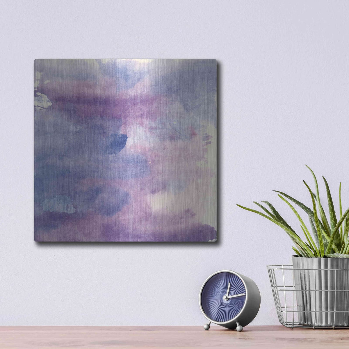 'Purple Haze II' by Chris Paschke – Metal Wall Art, 12x12 room view
